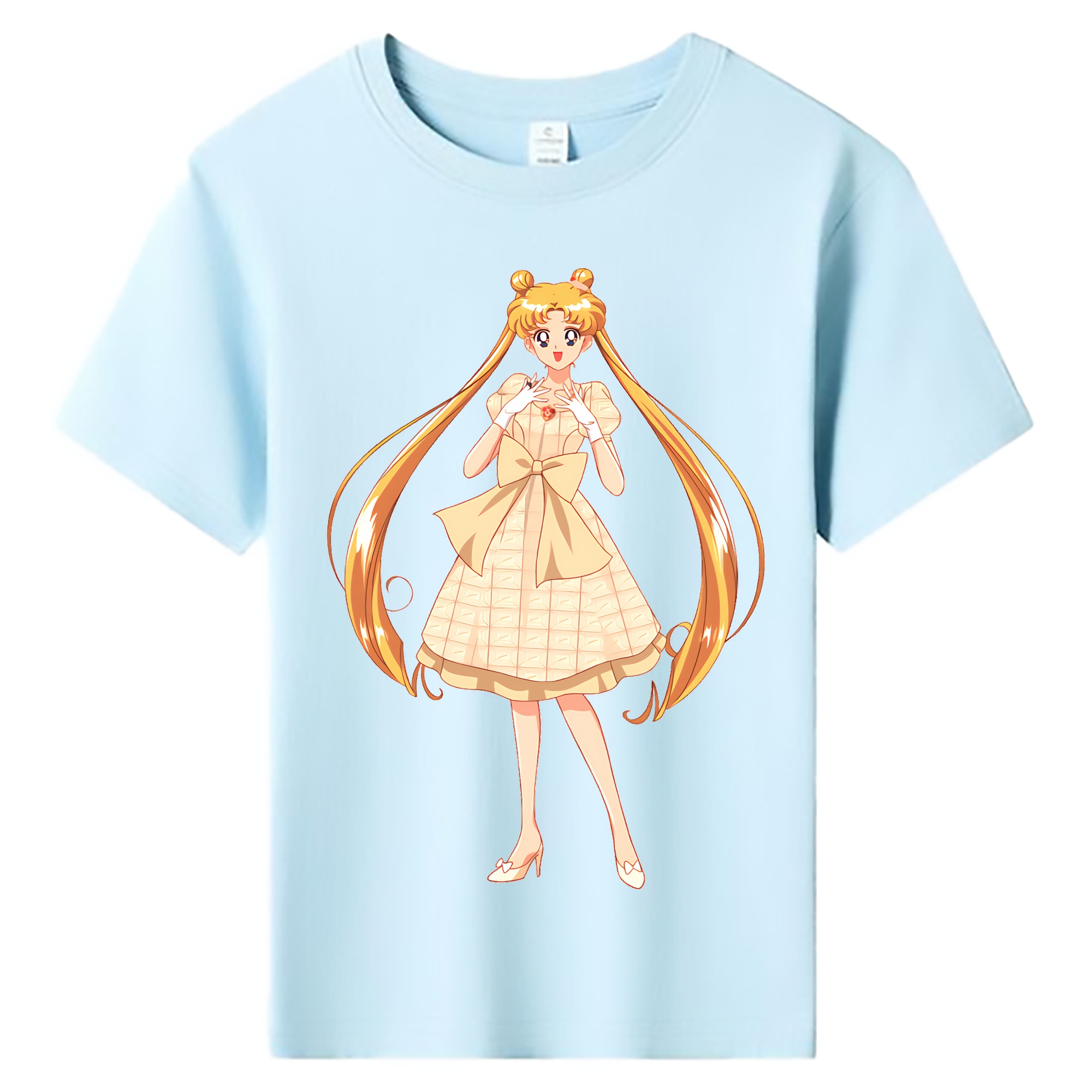 （画像用） 美少女戦士セーラームーン 愛野 美奈子 あいの みなこ Sailor Moon Aino Minako 綿100％キッズTシャツ（フロントプリント）